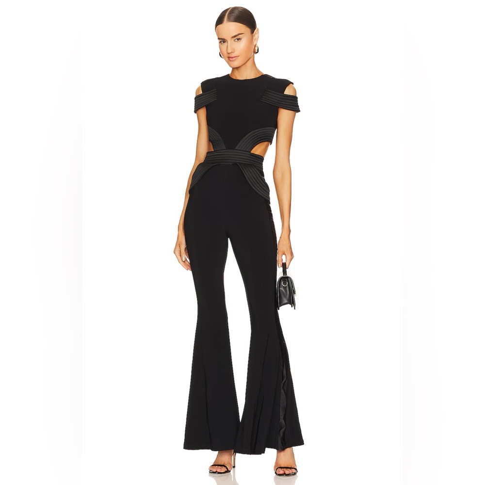 NWT Zhivago La Reine Noire Jumpsuit Black Size 6 (never wore, sold out online)
